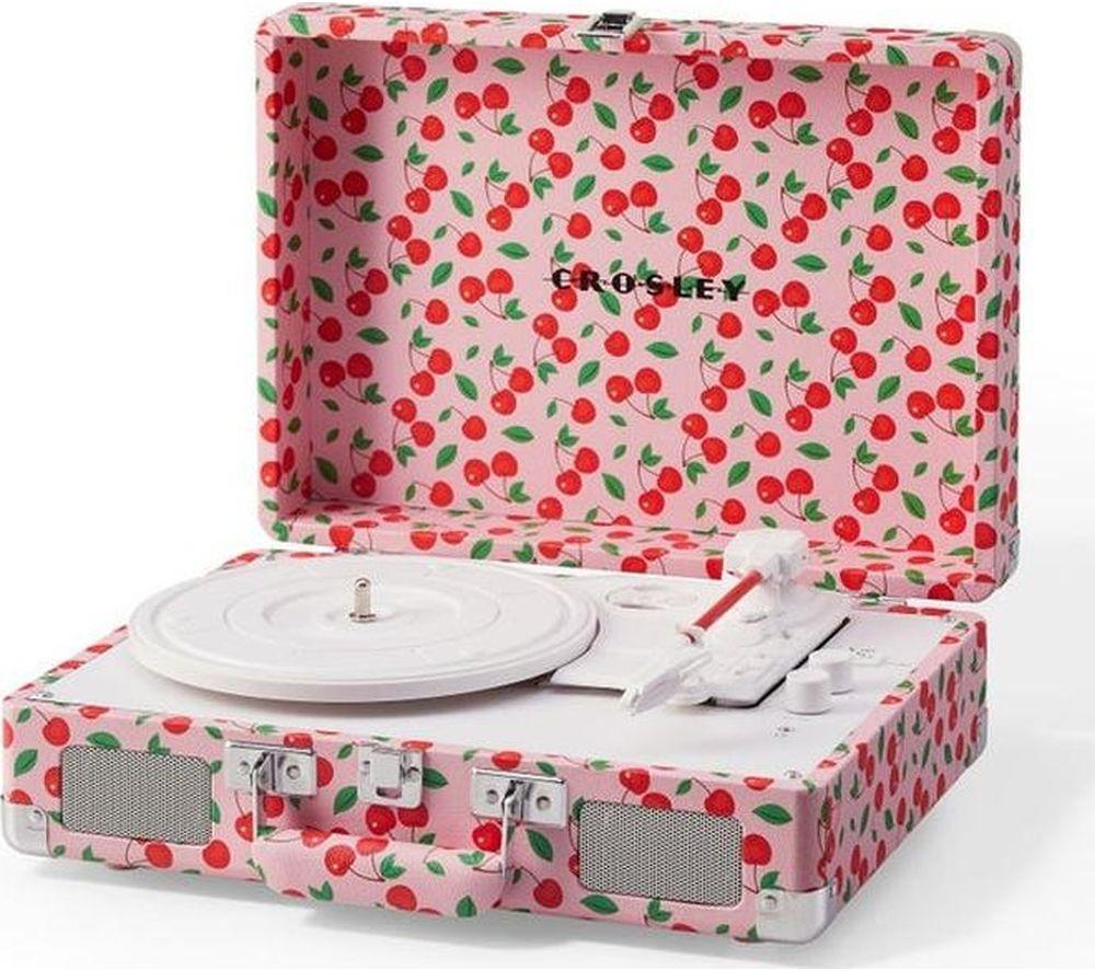 CROSLEY Cruiser Plus Belt Drive Bluetooth Turntable - Retro Cherry image number 5 of 8