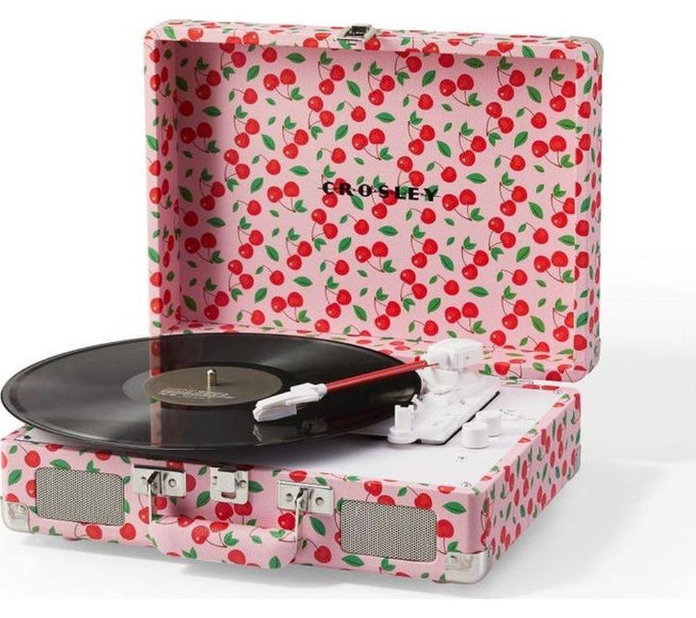 CROSLEY Cruiser Plus Belt Drive Bluetooth Turntable - Retro Cherry image number 6 of 8