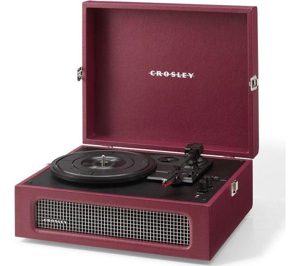 CROSLEY Voyager CR8017B Belt Drive Bluetooth Turntable - Burgundy image number 6 of 11