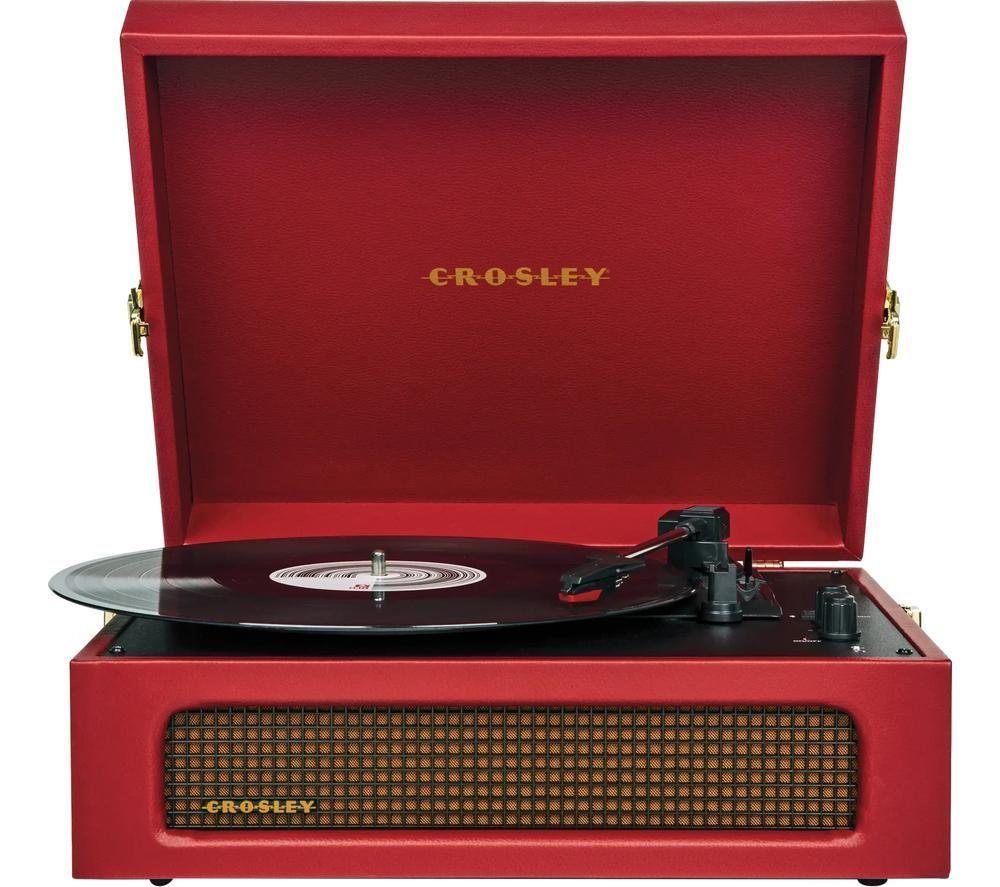 CROSLEY Voyager CR8017B Belt Drive Bluetooth Turntable - Burgundy image number 7 of 11