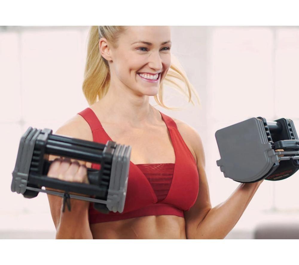 POWERBLOCK Sport 24 Dumbbells - Set of 2, Grey image number 2 of 4