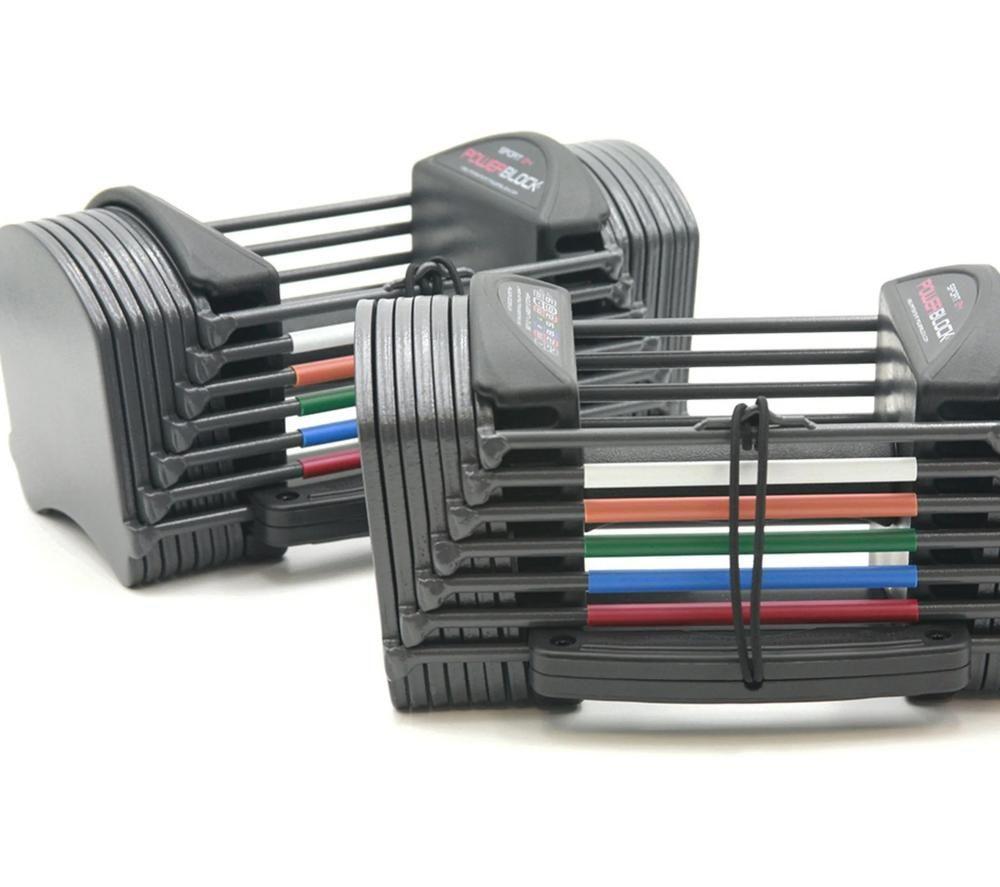 POWERBLOCK Sport 24 Dumbbells - Set of 2, Grey image number 4 of 4
