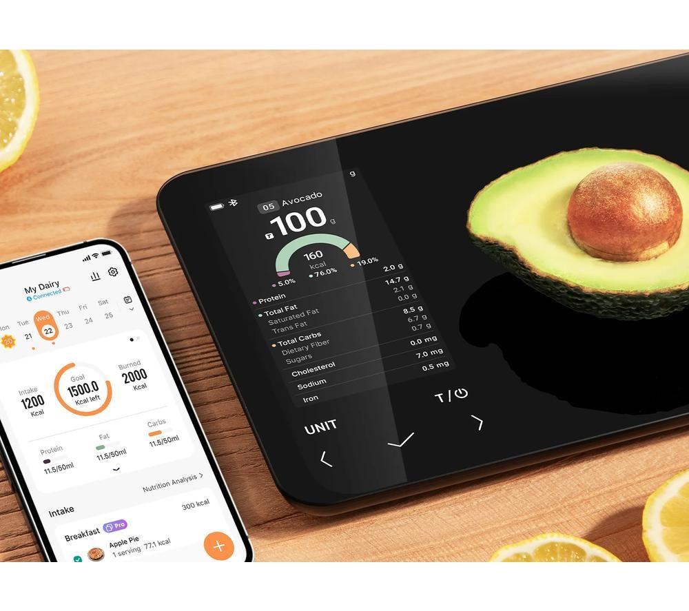 COSORI&nbsp; CNS-R001S-X Smart Kitchen Scale - Black image number 2 of 6