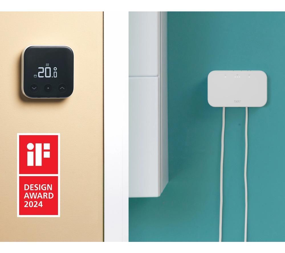 TADO Wireless Smart Thermostat X Starter Kit - Black & White image number 2 of 6