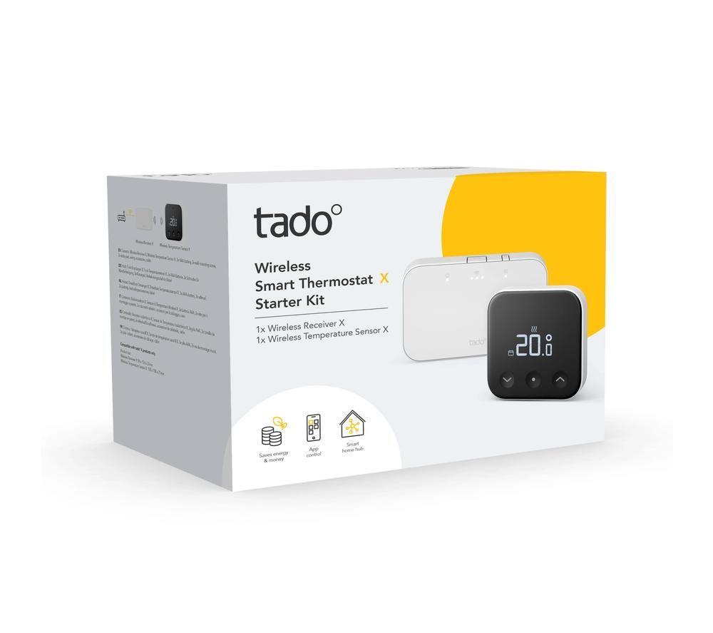 TADO Wireless Smart Thermostat X Starter Kit - Black & White image number 4 of 6