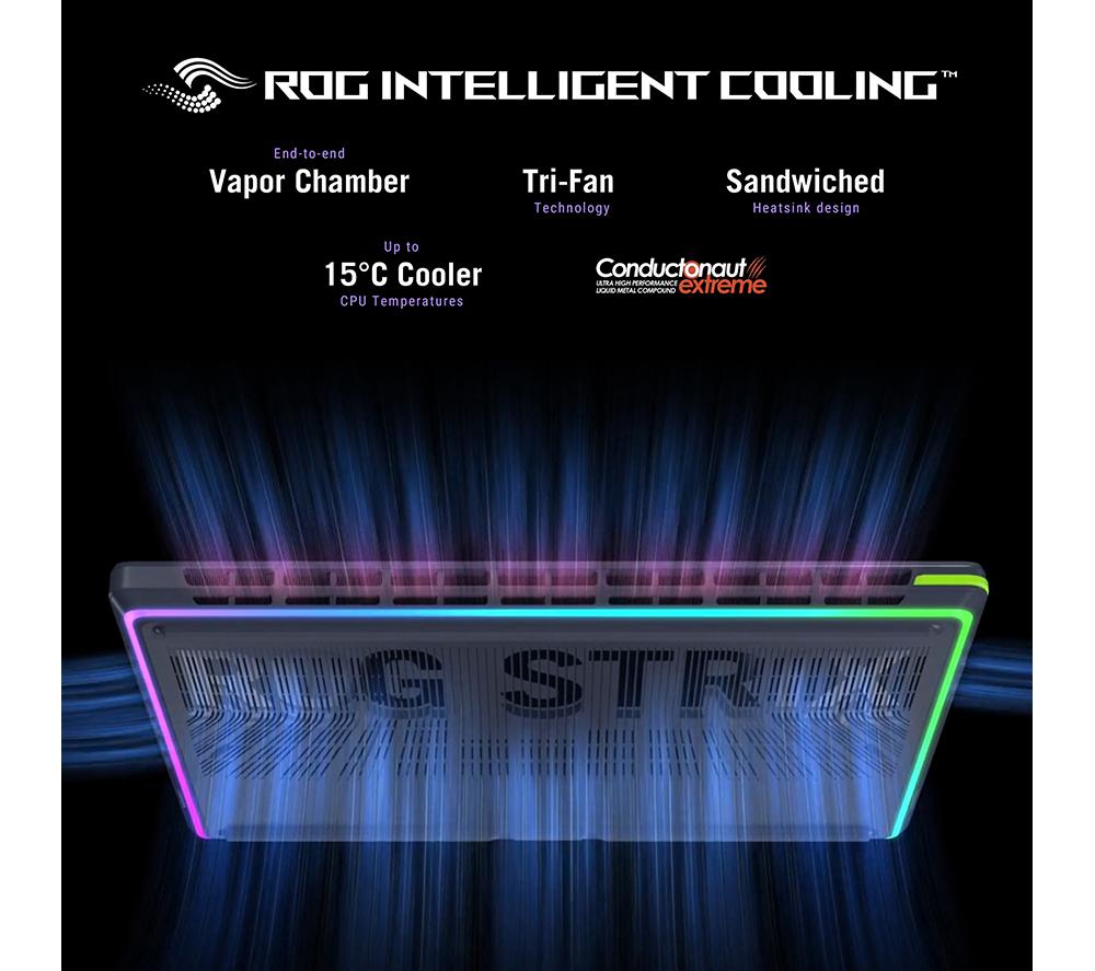 ASUS ROG Strix G18 18" Gaming Laptop - Intel&reg; Core&trade; Ultra 9, RTX 5080, 1 TB SSD image number 12 of 14