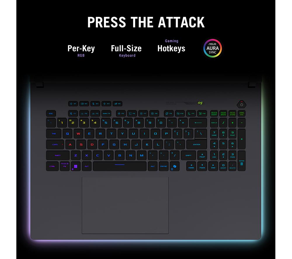 ASUS ROG Strix G18 18" Gaming Laptop - Intel&reg; Core&trade; Ultra 9, RTX 5080, 1 TB SSD image number 13 of 14