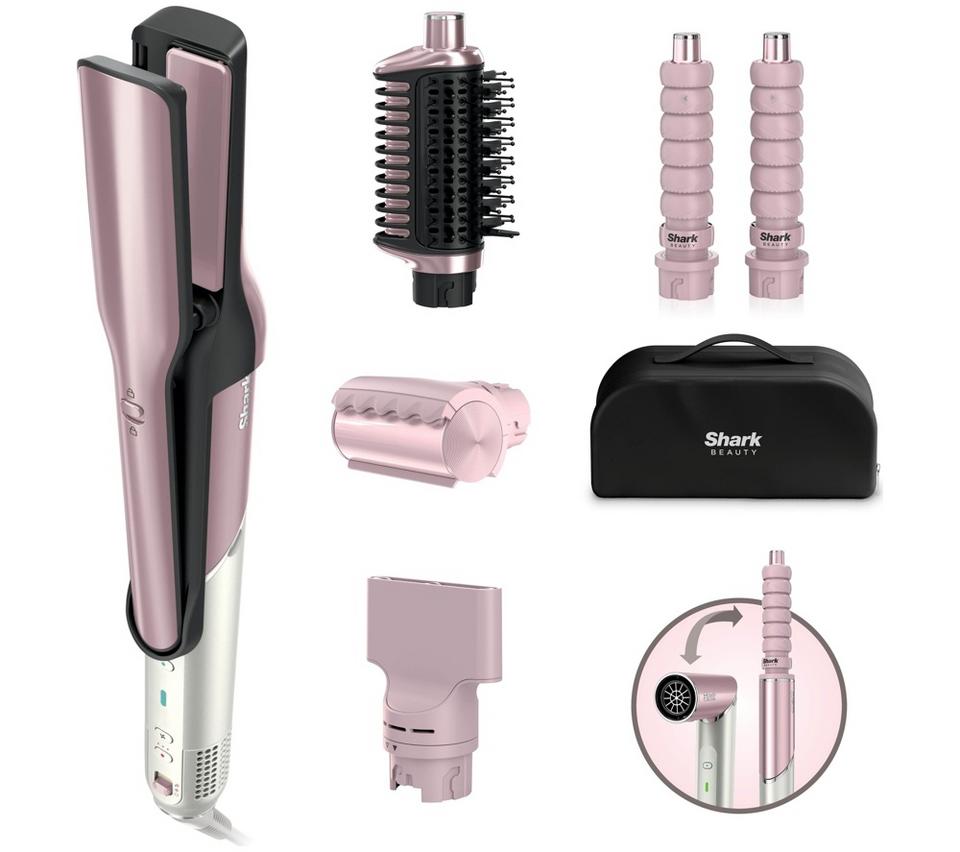 SHARK Glam HD6051SUKPK Multi-Styler with FrizzFighter - Pink