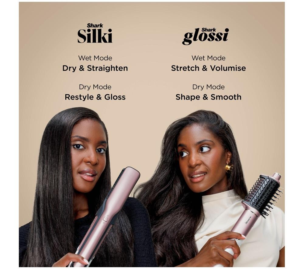 SHARK Glam HD6051SUKPK Multi-Styler with FrizzFighter - Pink image number 8 of 17