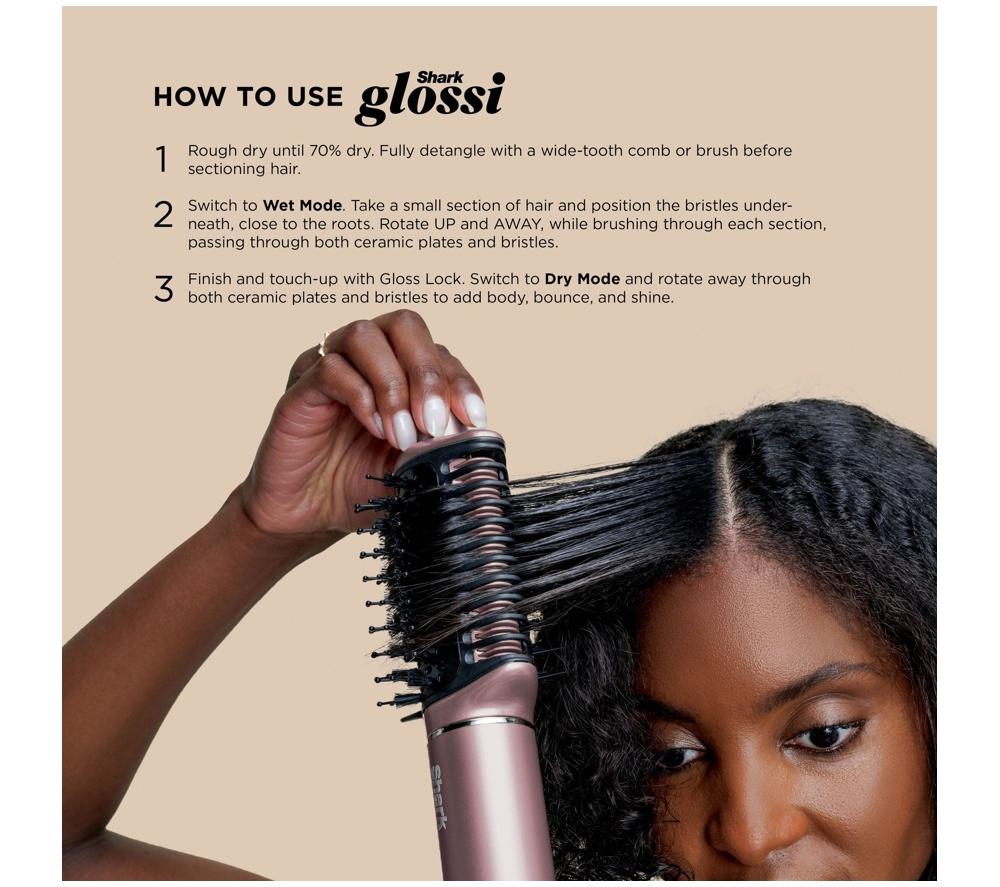 SHARK Glam HD6051SUKPK Multi-Styler with FrizzFighter - Pink image number 17 of 17