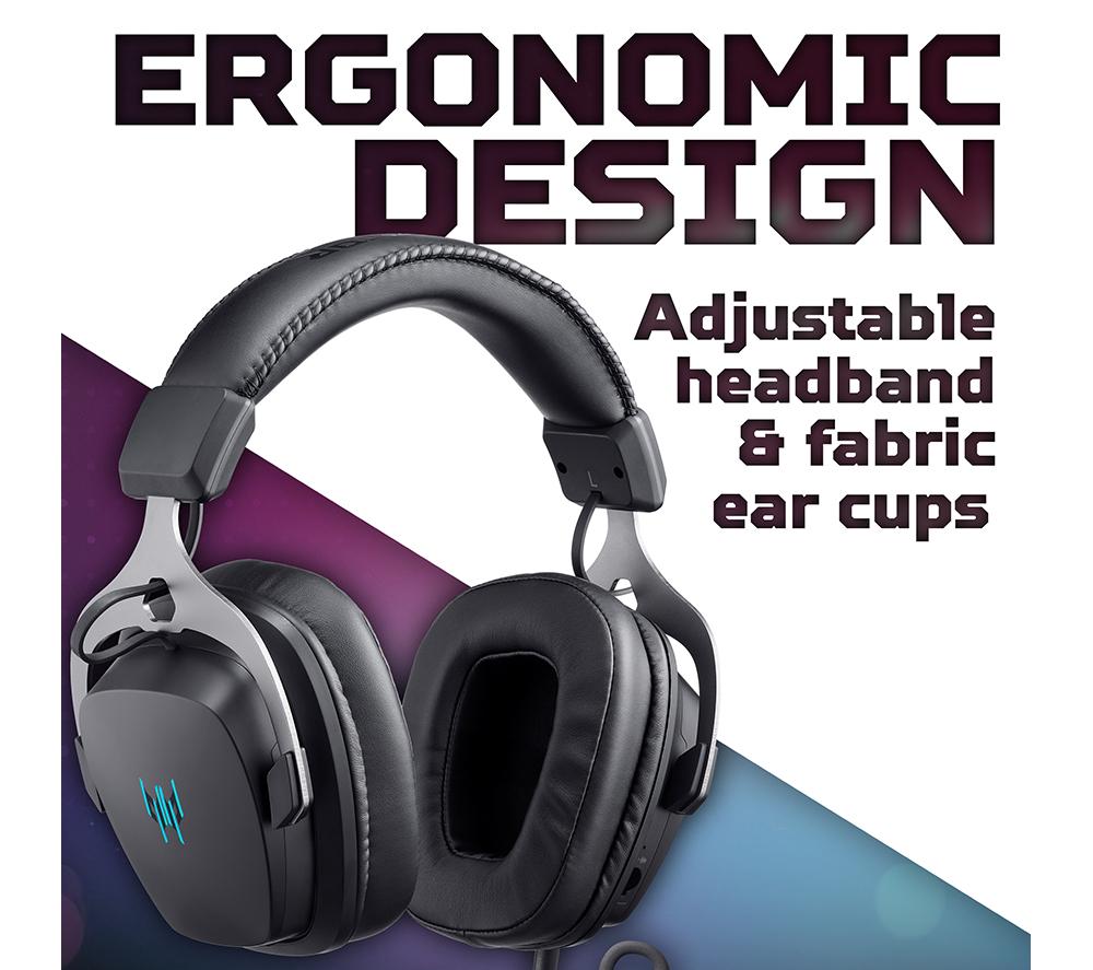 ACER Predator Galea 370 7.1 Gaming Headset - Black image number 7 of 7
