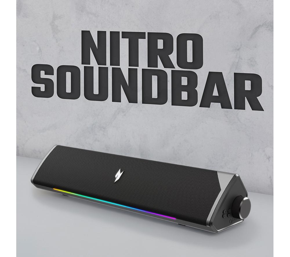 ACER Nitro 510 2.0 Bluetooth PC Soundbar - Black image number 2 of 7