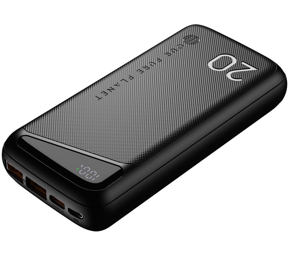 OUR PURE PLANET 20000 mAh Portable Power Bank - Black image number 8 of 8