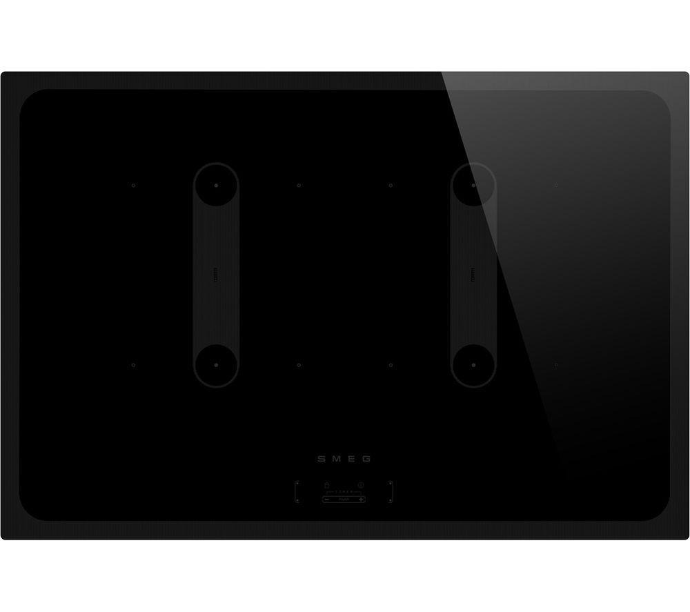 Smeg Si2b22741d 75 Cm Electric Induction Hob - Black, Black