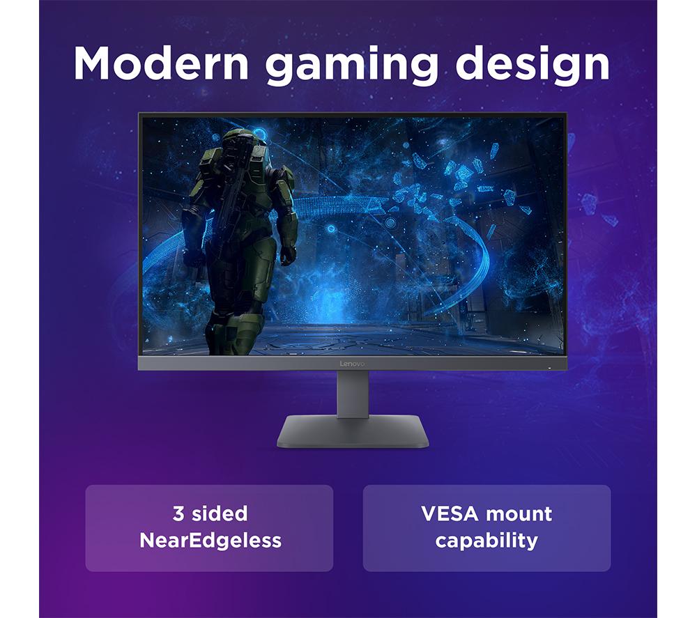 LENOVO LOQ 27Q-10 Quad HD 27" IPS LCD Gaming Monitor - Black image number 6 of 8