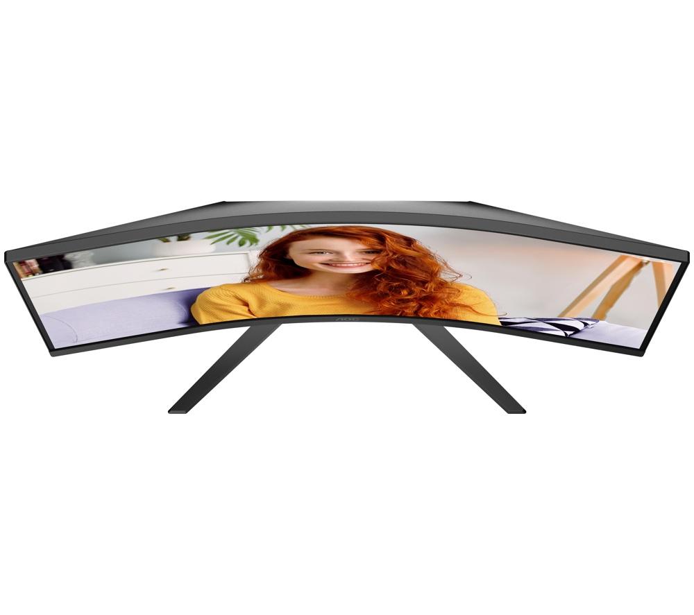 AOC CU34B3E Wide Quad HD 34" Curved VA WLED Monitor - Black image number 13 of 13