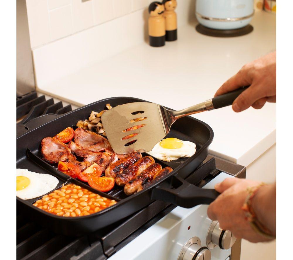 MENKIND InGenious Lazy Man Non-stick Frying Pan - Black image number 3 of 3