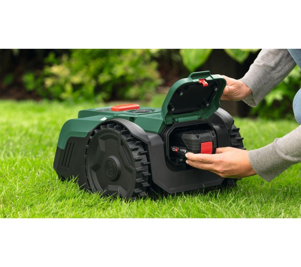 BOSCH VisiMow 18V-100 Cordless Robotic Lawn Mower - Green & Black image number 2 of 6