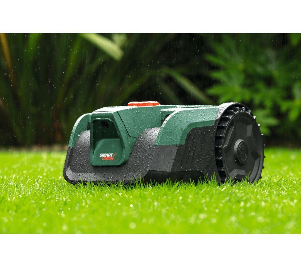 BOSCH VisiMow 18V-100 Cordless Robotic Lawn Mower - Green & Black image number 4 of 6
