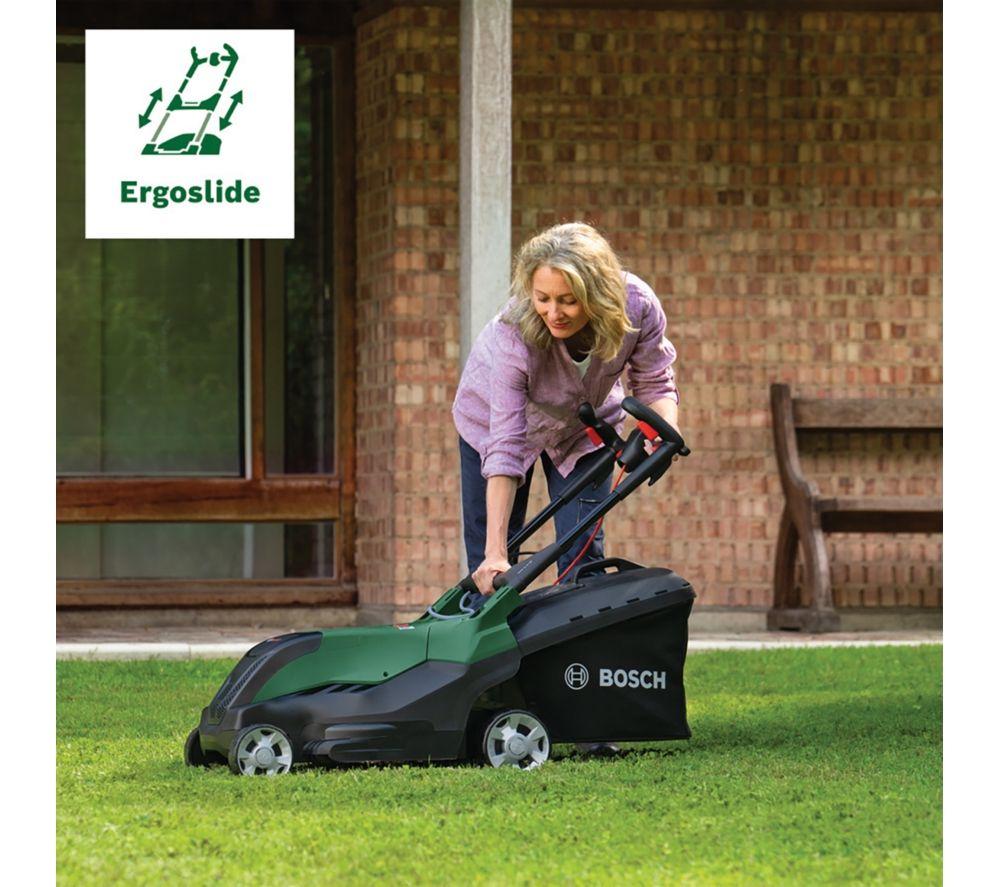 BOSCH AdvancedRotak 44-750 Corded Rotary Lawn Mower - Black and Green image number 6 of 7