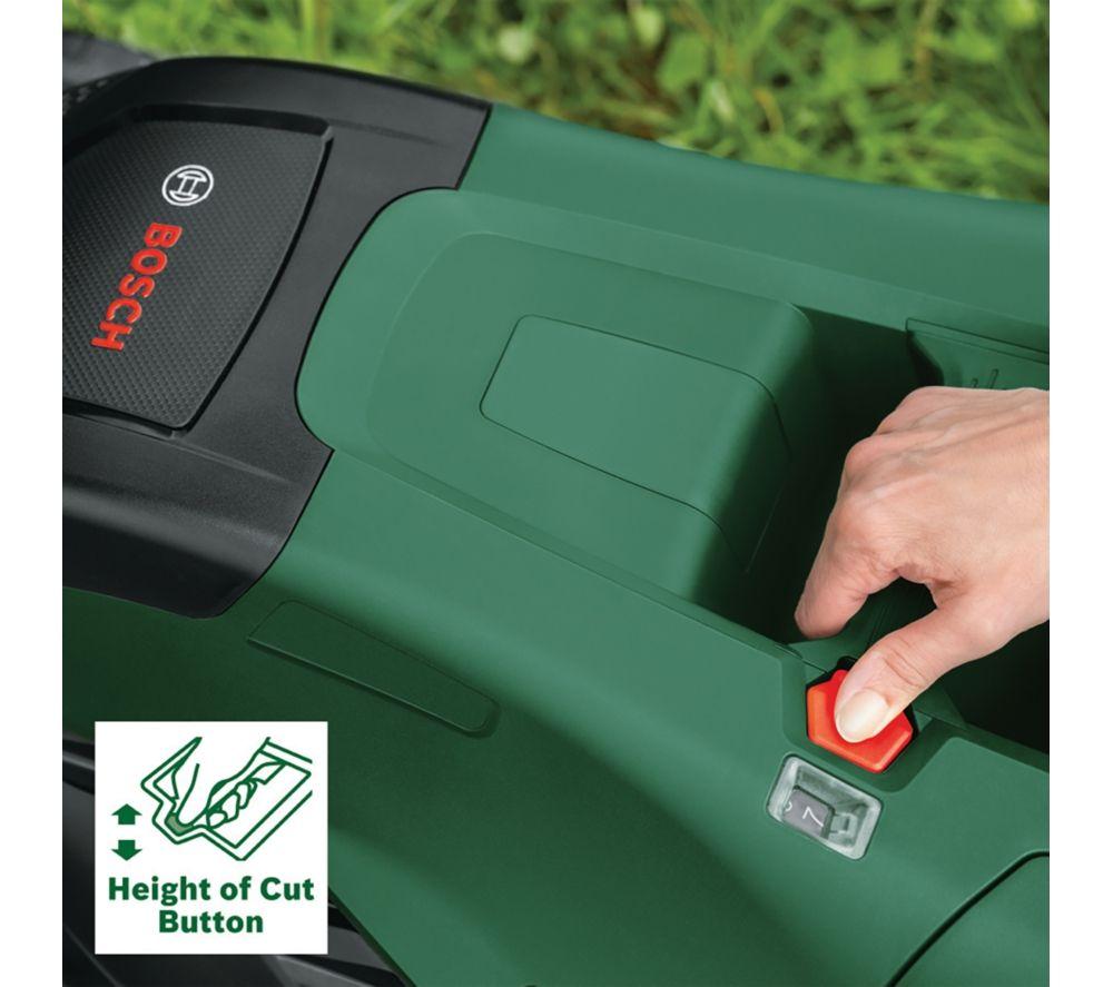 BOSCH AdvancedRotak 44-750 Corded Rotary Lawn Mower - Black and Green image number 7 of 7