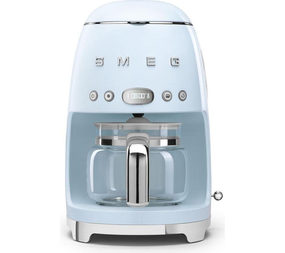 SMEG DCF02PBUK 50s Style Filter Coffee Machine - Pastel Blue