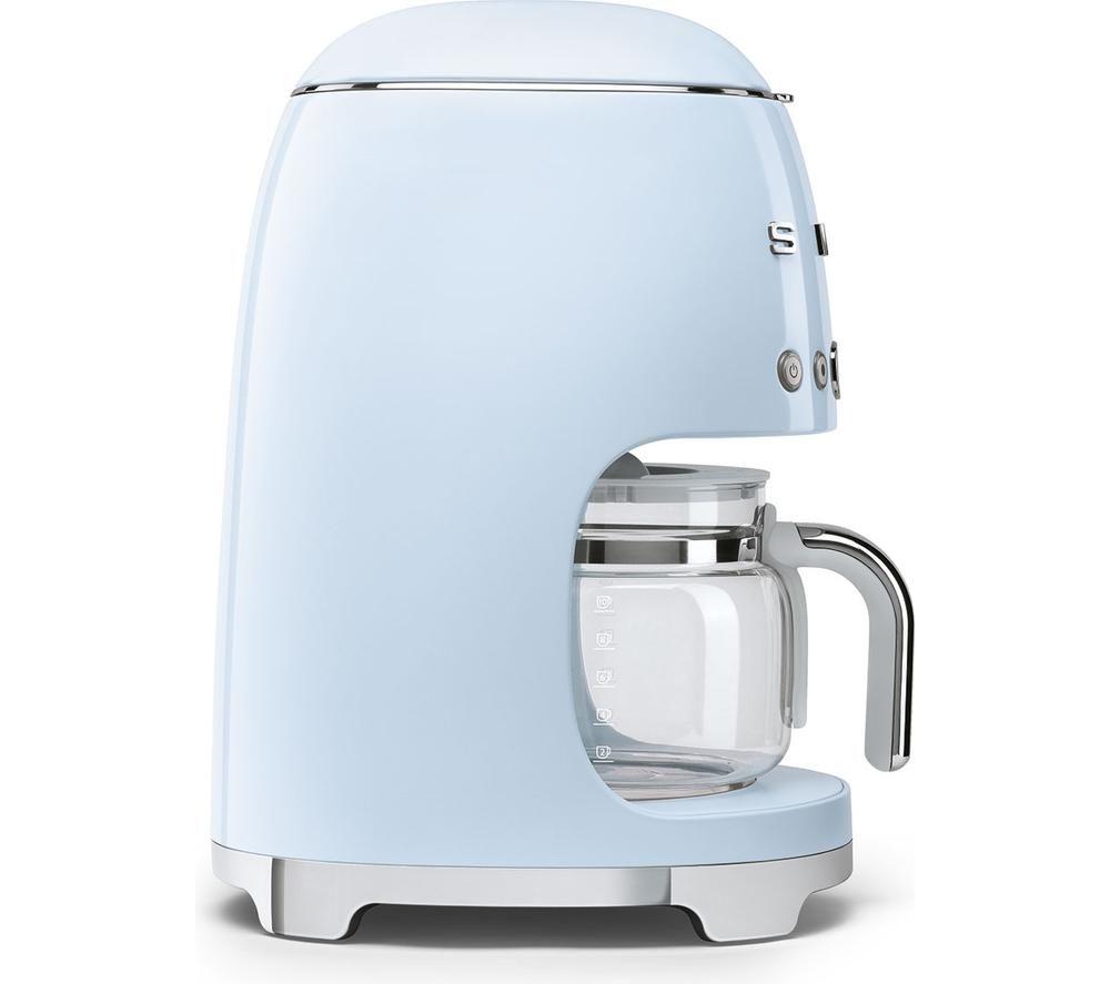 SMEG DCF02PBUK 50s Style Filter Coffee Machine - Pastel Blue image number 2 of 4