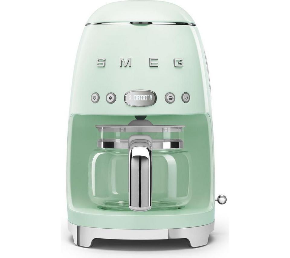 SMEG DCF02PGUK 50s Style Filter Coffee Machine - Pastel Green