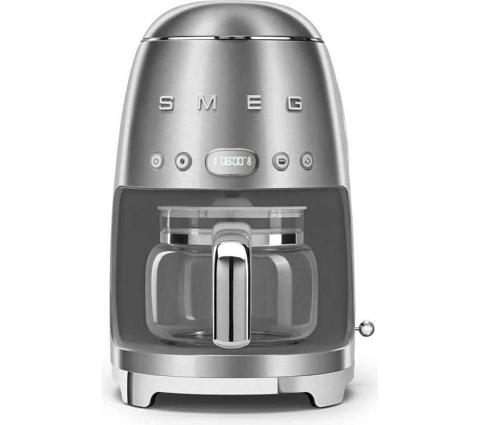 SMEG DCF02SSUK 50s Style Filter Coffee Machine - Stainless Steel
