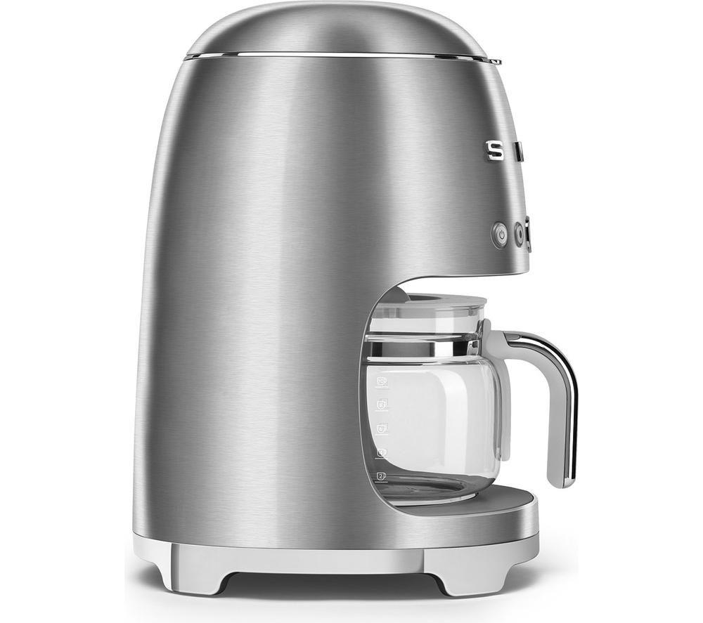 SMEG DCF02SSUK 50s Style Filter Coffee Machine - Stainless Steel image number 2 of 4