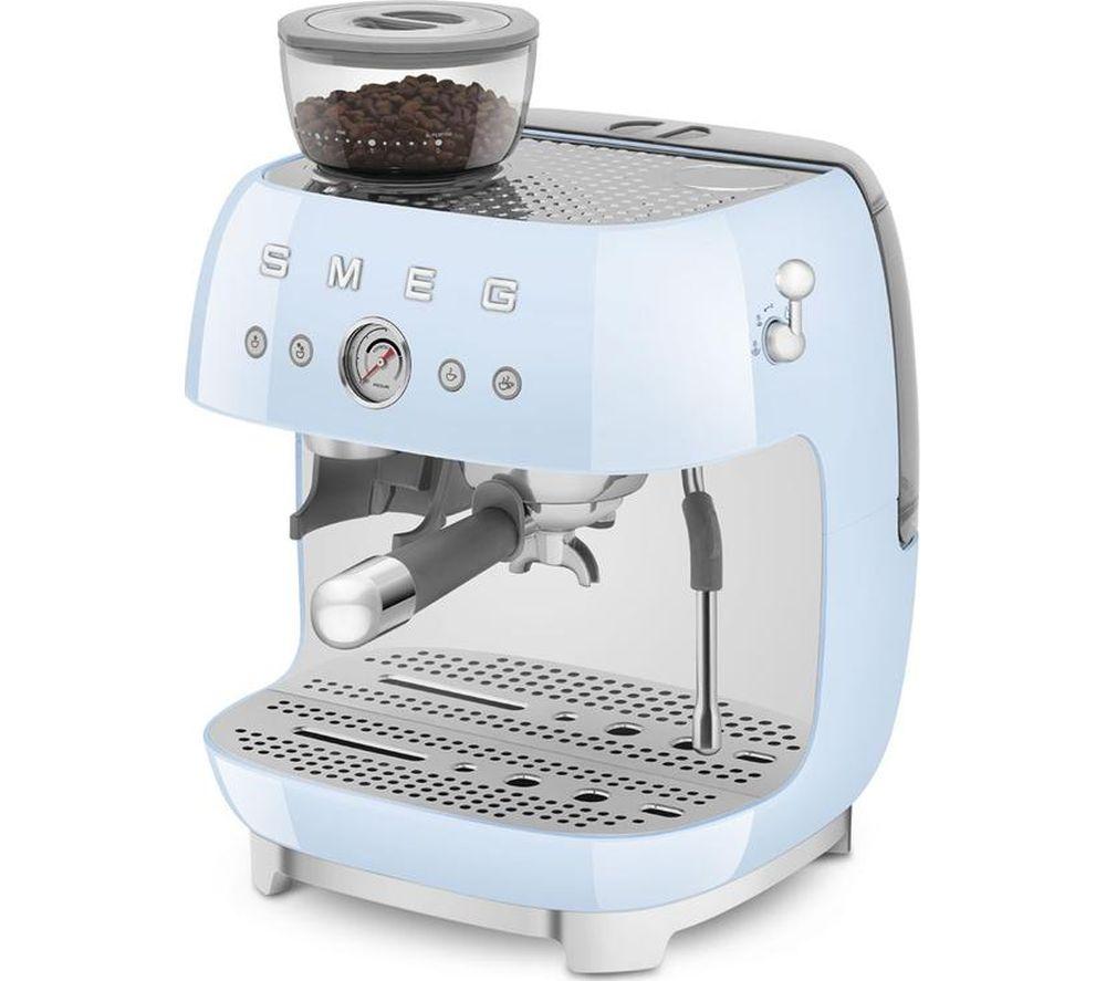 SMEG Smeg 50's Style EGF03PBUK Coffee Machine - Pastel Blue image number 2 of 2