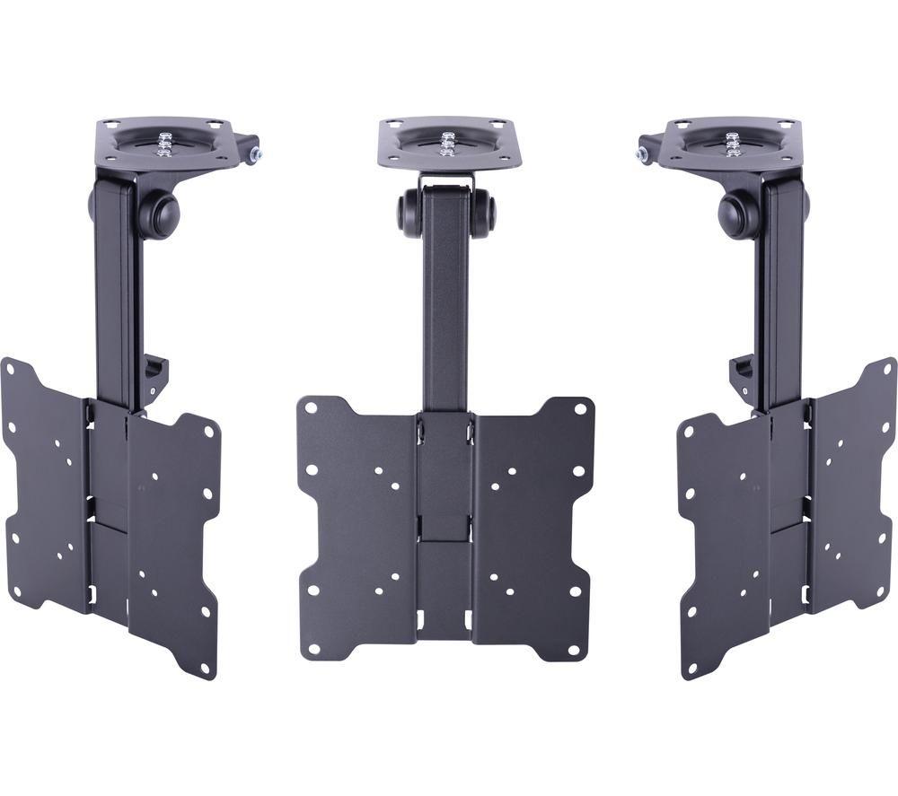 MULTIBRACKETS M Vesa Flip Down 15 - 37" TV Ceiling Mount - Black image number 4 of 4