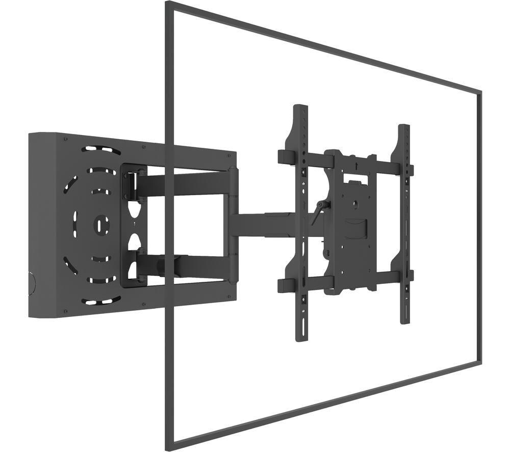 MULTIBRACKETS Hospitality Flex arm with STB Enclosure Tilt & Swivel 37 - 70" TV Bracket - Black image number 9 of 16