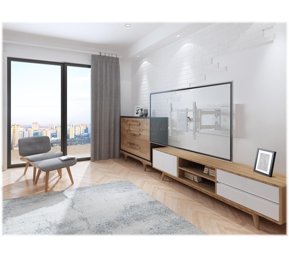 MULTIBRACKETS Hospitality Flex arm with STB Enclosure Tilt & Swivel 37 - 70" TV Bracket - White image number 5 of 17