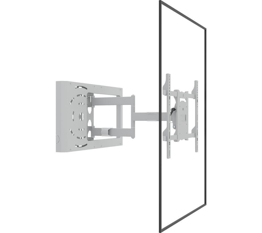 MULTIBRACKETS Hospitality Flex arm with STB Enclosure Tilt & Swivel 37 - 70" TV Bracket - White image number 10 of 17