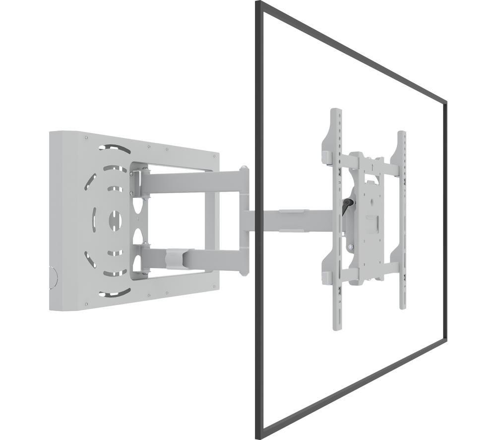 MULTIBRACKETS Hospitality Flex arm with STB Enclosure Tilt & Swivel 37 - 70" TV Bracket - White image number 11 of 17