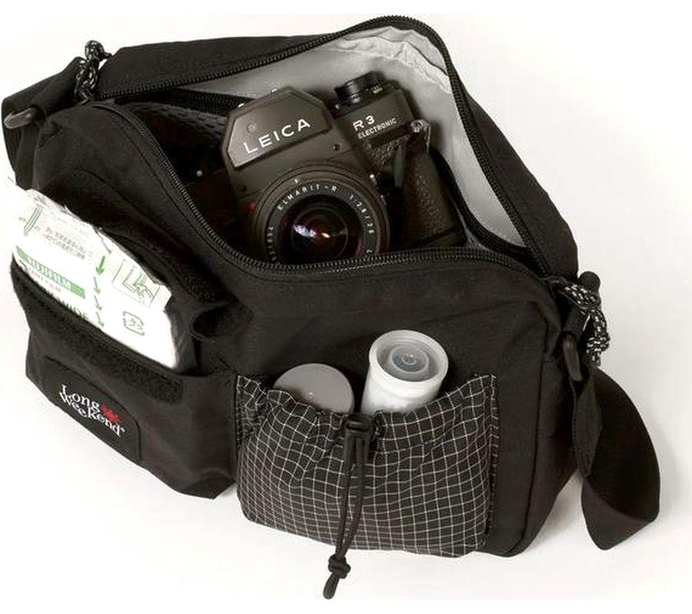 LONG WEEKEND Santa Fe Shoulder Camera Bag - Black image number 4 of 4