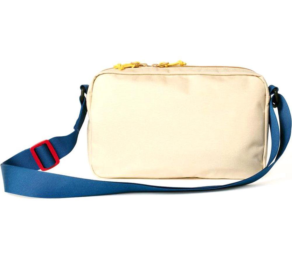LONG WEEKEND Santa Fe Shoulder Camera Bag - Beige & Blue image number 4 of 5