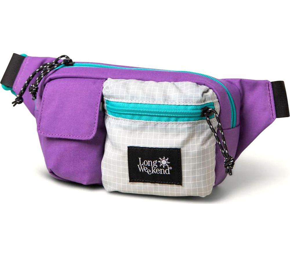 LONG WEEKEND Monterey Sling Soft Camera Case - Purple & Grey image number 2 of 7