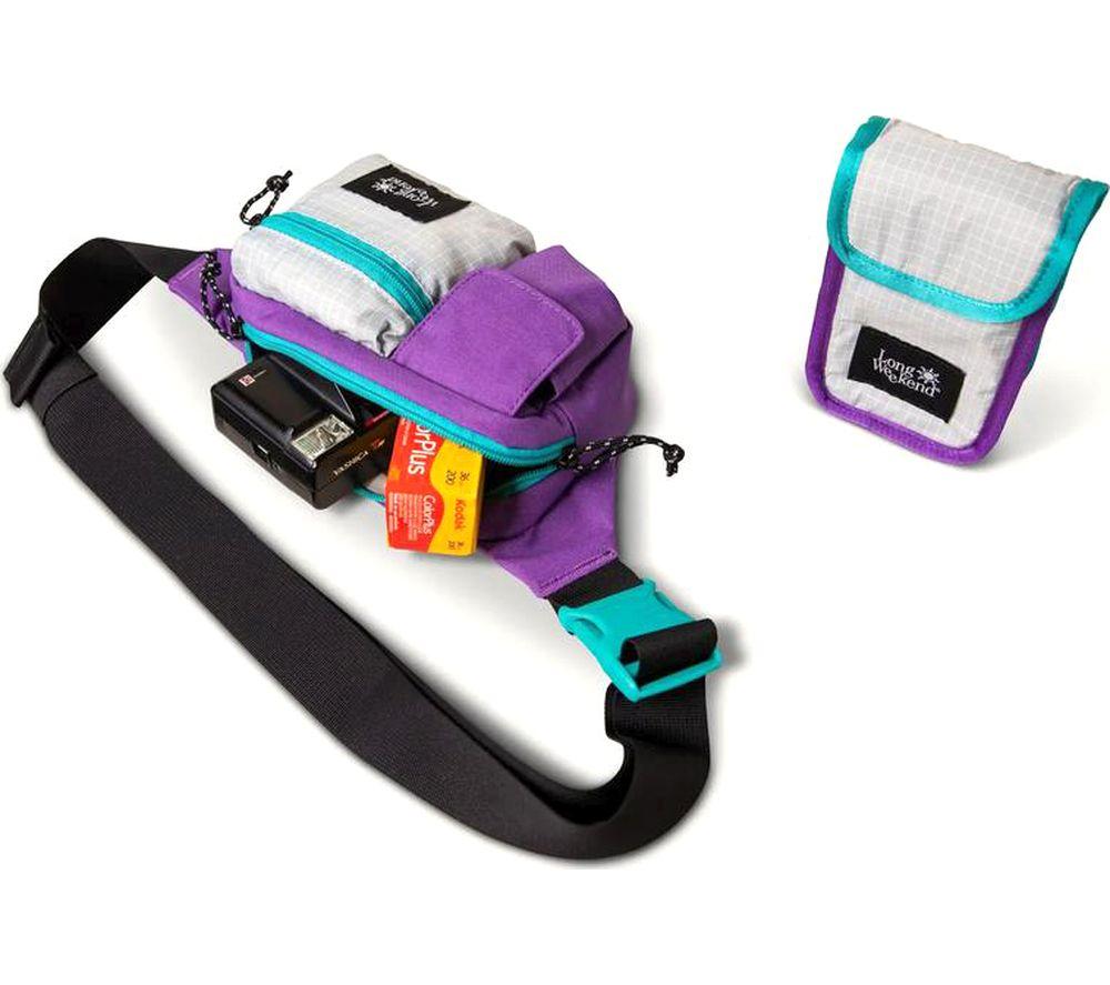 LONG WEEKEND Monterey Sling Soft Camera Case - Purple & Grey image number 3 of 7