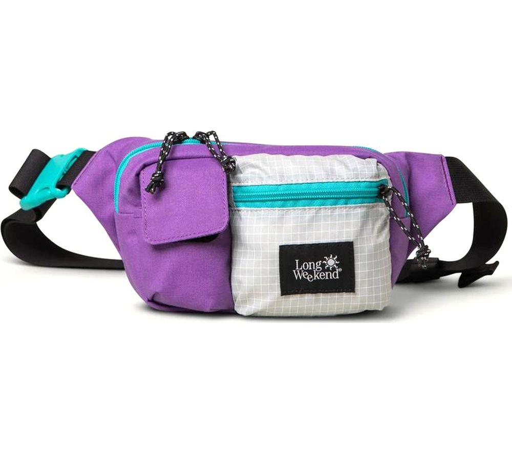 LONG WEEKEND Monterey Sling Soft Camera Case - Purple & Grey image number 6 of 7