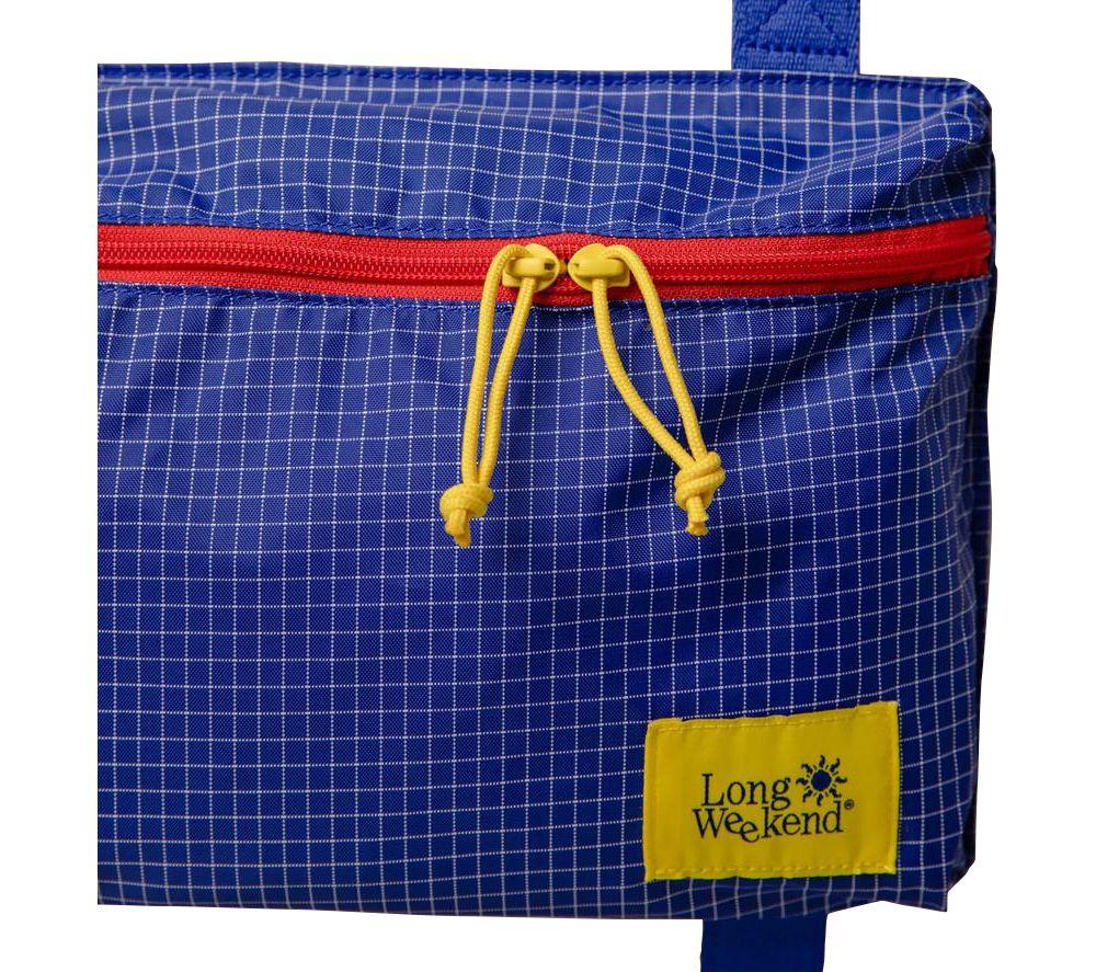 LONG WEEKEND Beacon 16" Laptop Tote Bag - Blue & Beige image number 2 of 5