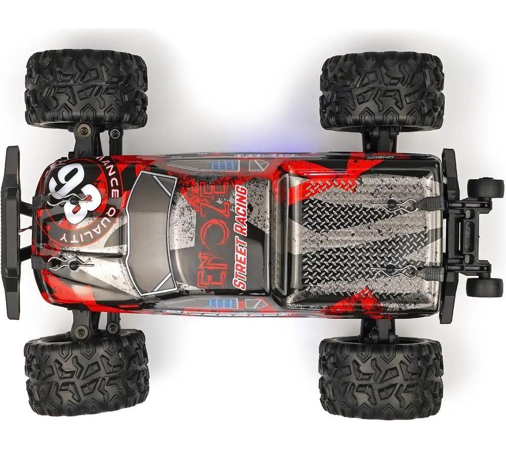 RCG 18-Series Remote Control Brushed Electric Monster Truck - Red image number 14 of 14
