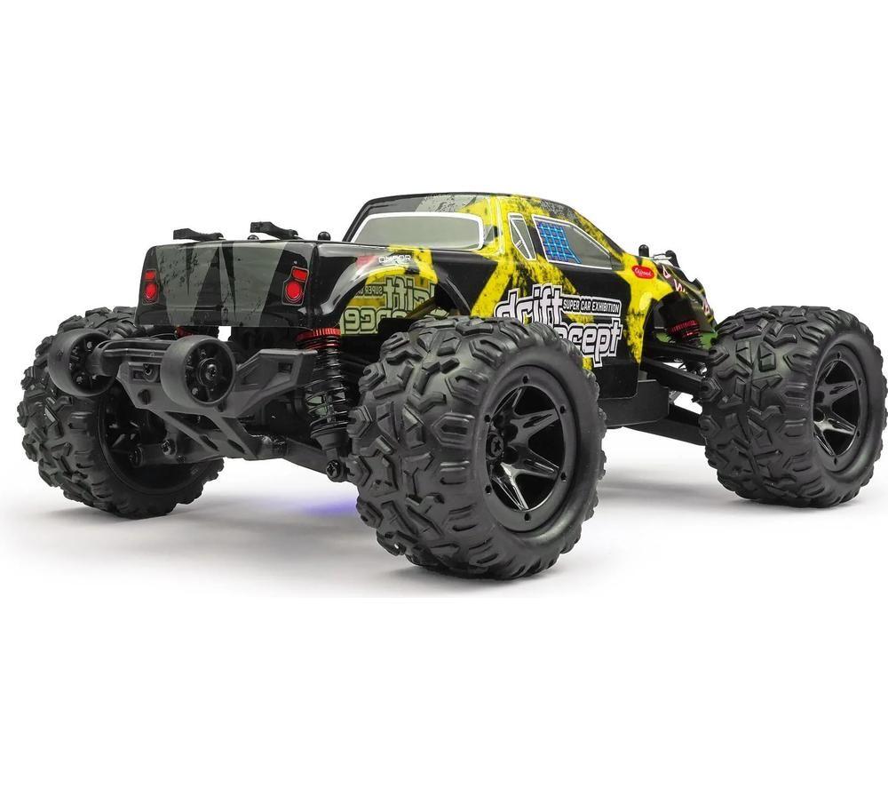 RCG 18-Series Remote Control Brushed Electric Monster Truck - Yellow image number 2 of 15