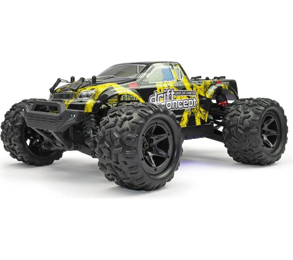 RCG 18-Series Remote Control Brushed Electric Monster Truck - Yellow image number 8 of 15