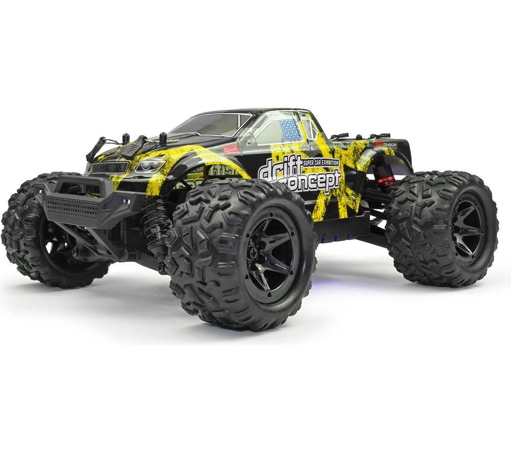 RCG 18-Series Remote Control Brushed Electric Monster Truck - Yellow image number 10 of 15