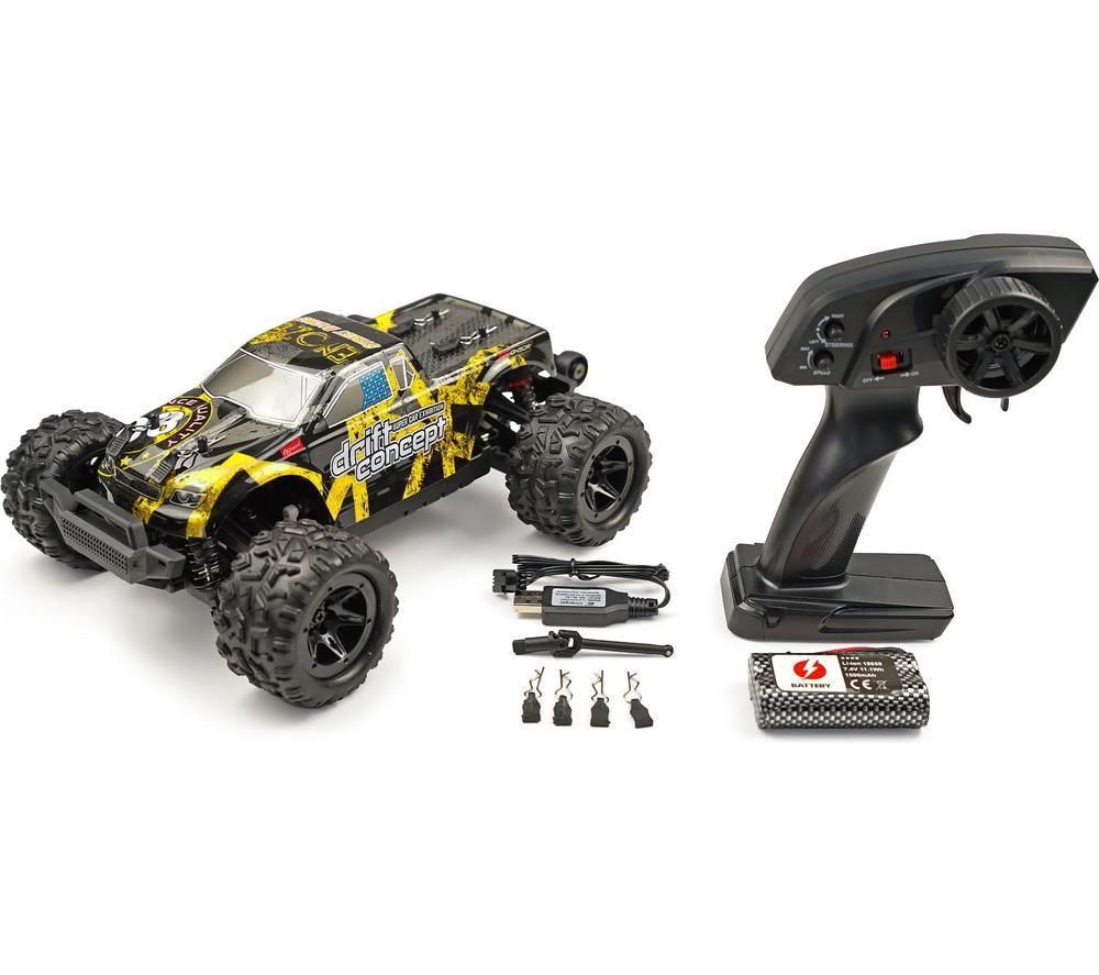 RCG 18-Series Remote Control Brushed Electric Monster Truck - Yellow image number 11 of 15