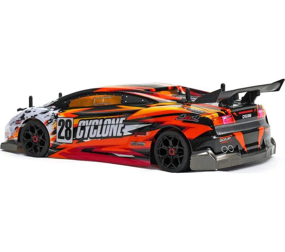 RCG Racing Cyclone Lambo Drift Remote Control Car - Orange & White image number 3 of 12