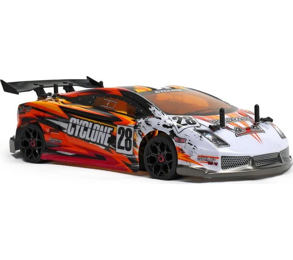 RCG Racing Cyclone Lambo Drift Remote Control Car - Orange & White image number 4 of 12