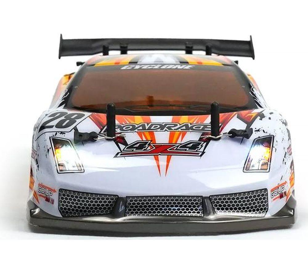 RCG Racing Cyclone Lambo Drift Remote Control Car - Orange & White image number 5 of 12